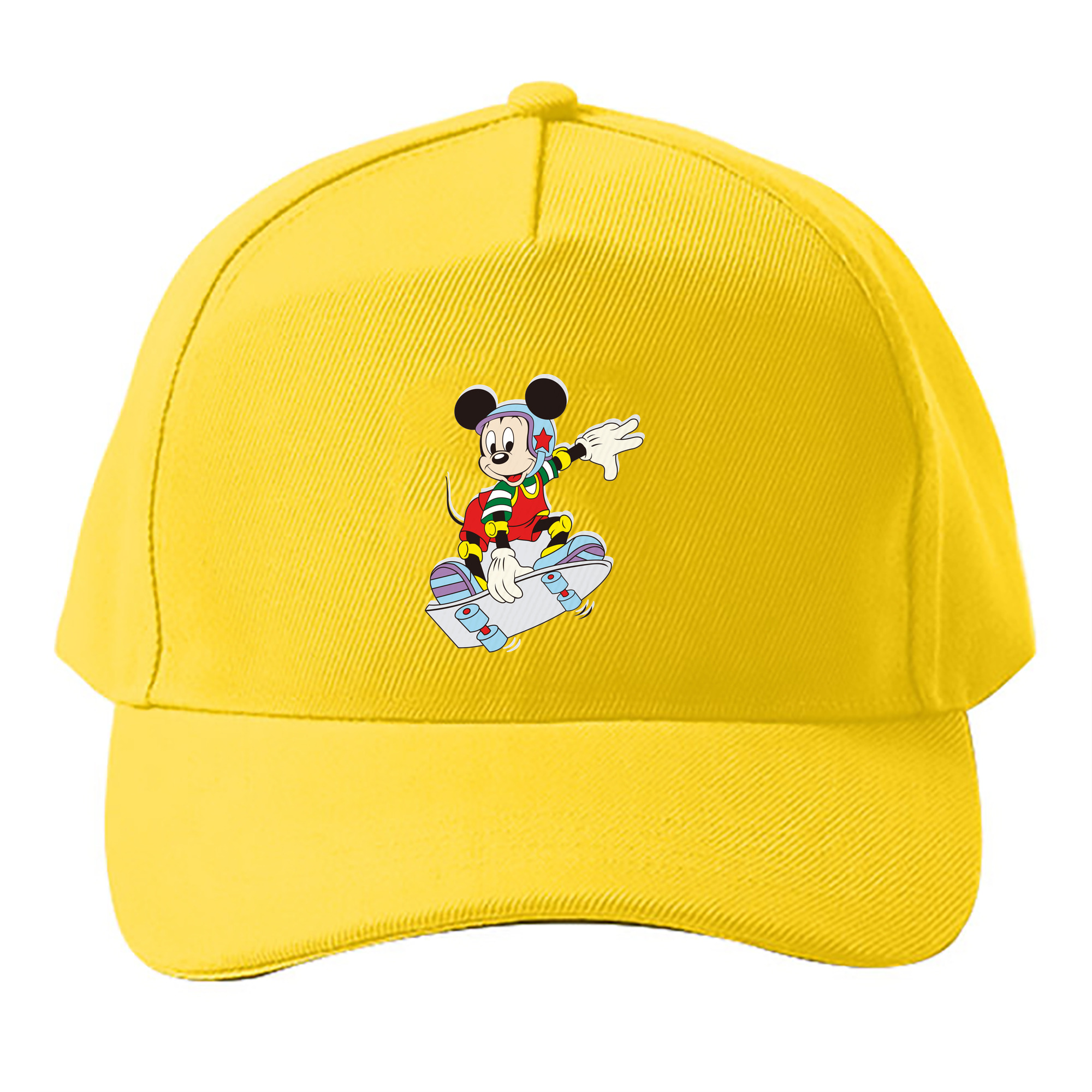 （画像用） ミッキーマウス Mickey Mouse ベースボールキャップ 綿100％ 男女兼用 帽子 スポーツ